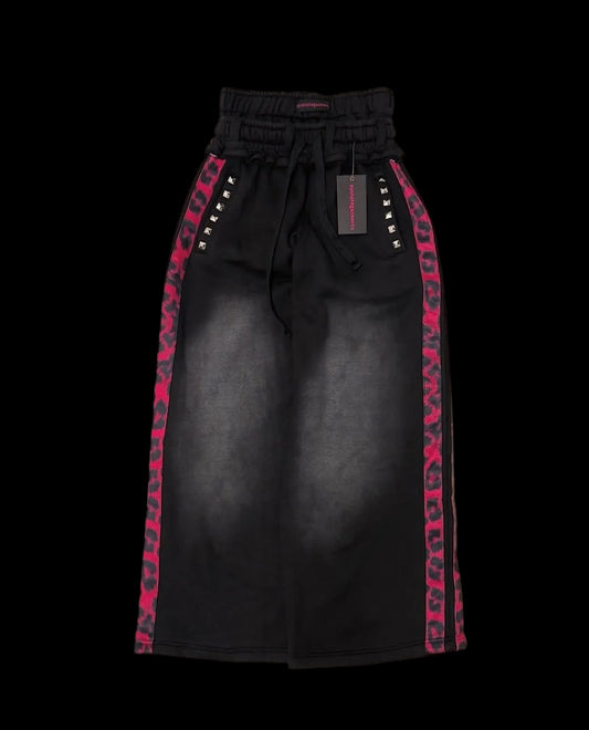 Pink Cheetah Sweatpants